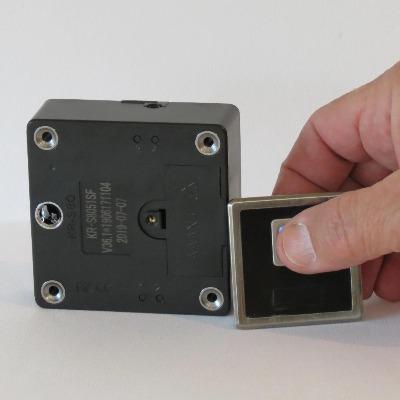 KR-S80G Fingerprint Reader RFID Cabinet Lock - Gage Safe Products